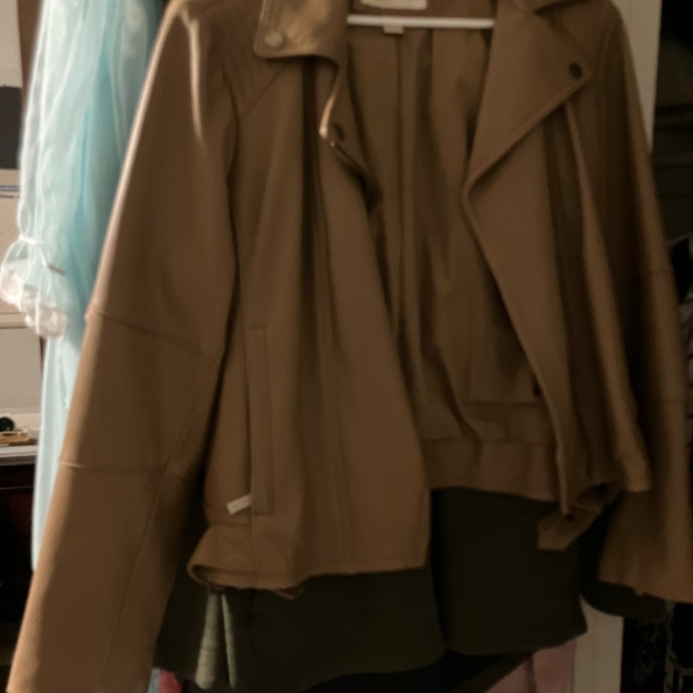 Michael Kors Women's Brown Leather Jacket